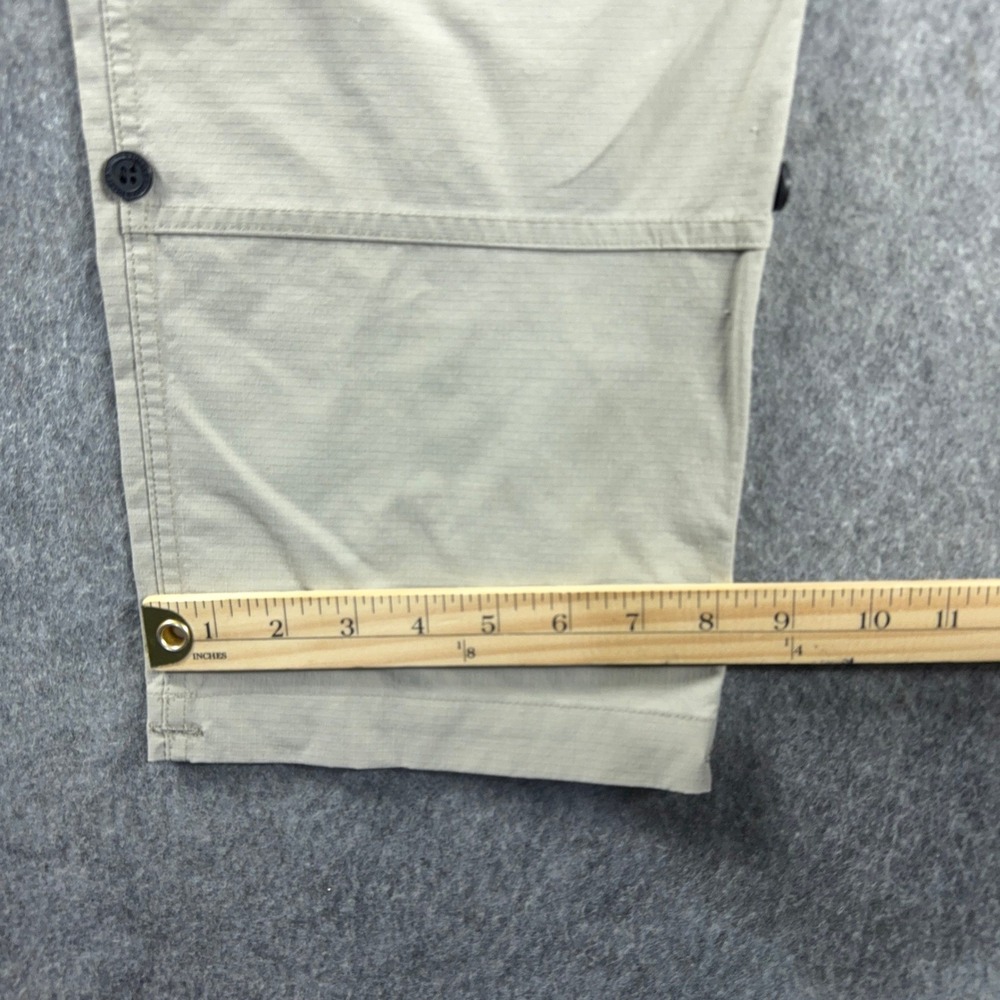 Vintage Tilley Hiking Cargo Pants Women's Sz 8 Tan Khaki Made in Canada Straight - Picture 6 of 14